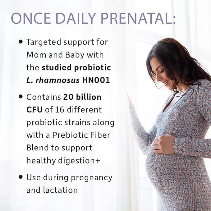 Garden of Life Once Daily Prenatal Bundle: Organics Prenatal Once Daily Multivitamin, 30 Vegan Tablets + Dr. Formulated Once Daily Prenatal Probiotics 20 Billion CFU, 30 Vegetarian Capsules