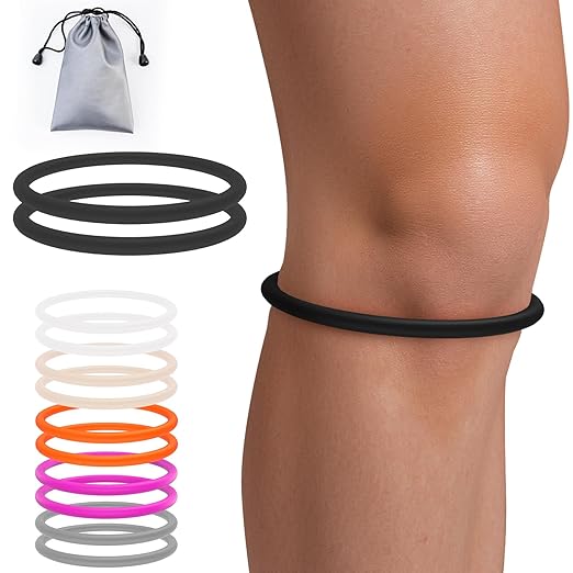 GREBIKE 2PCS Patellar Tendon Support Strap for Knee Pain Relief, Knee Bands for Basketball, Running, Tennis, Soccer and Hi...