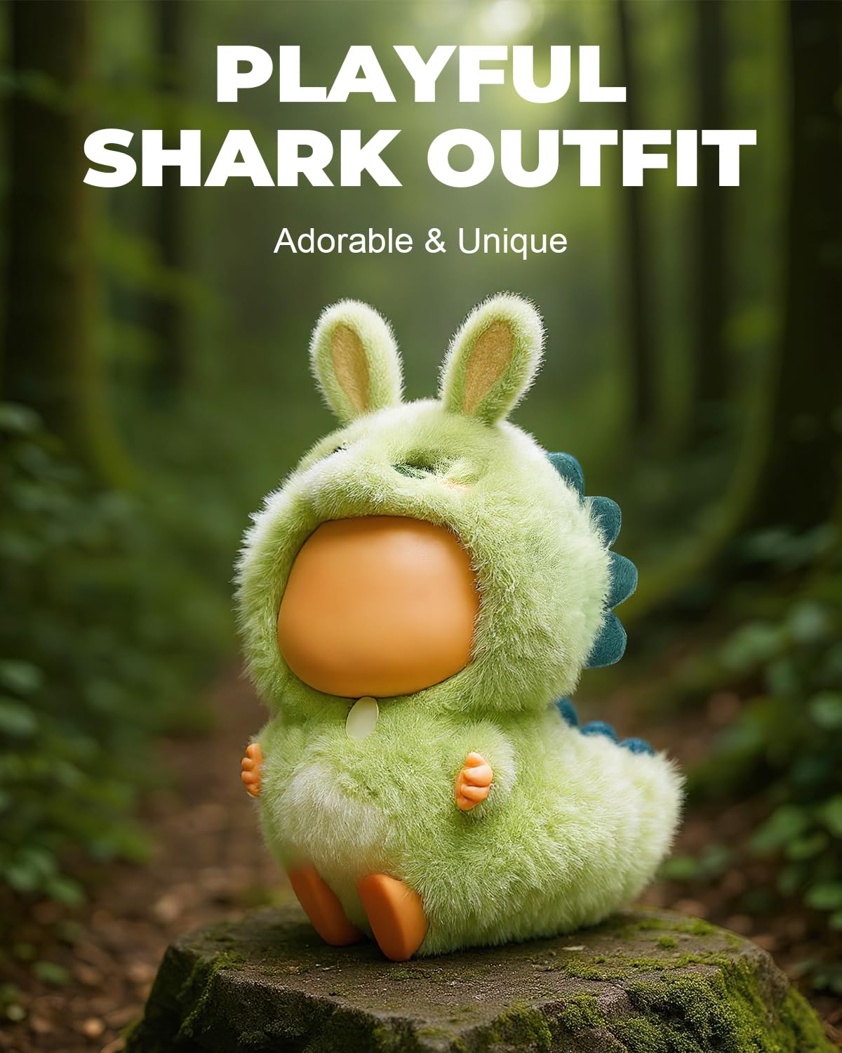 17cm Clothes Set, One-Piece Plush Dinosaur Outfit for 17cm Dolls, Adorable and Stylish Doll Clothes with Soft Texture, Cute Clothing for Dress Up, Chic Doll Accessories