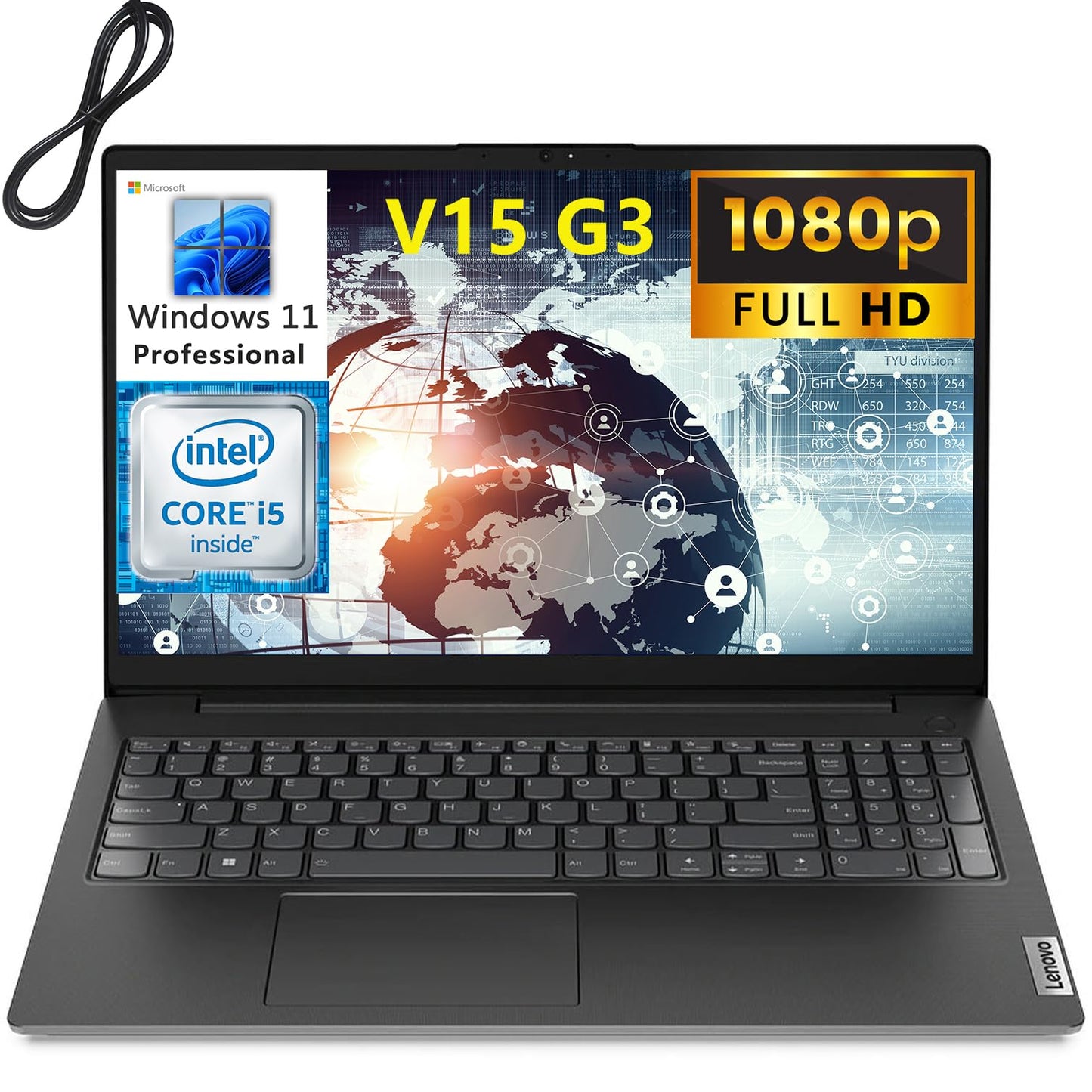 Lenovo V15 G3 Business Laptop Computer, 15.6 Fhd Display, 12Th Gen Intel 10 Cores I5-1235U (Beat I7-1195G7), 24Gb Ddr4 Ram, 2Tb