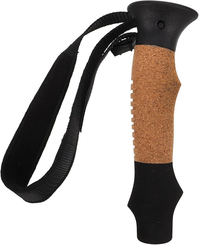 WOONEKY Cane Handle Grip Replacement Walking Canes Grip with Wrist Strap Trekking Poles Handle Hiking Rod Adapter for Walk...