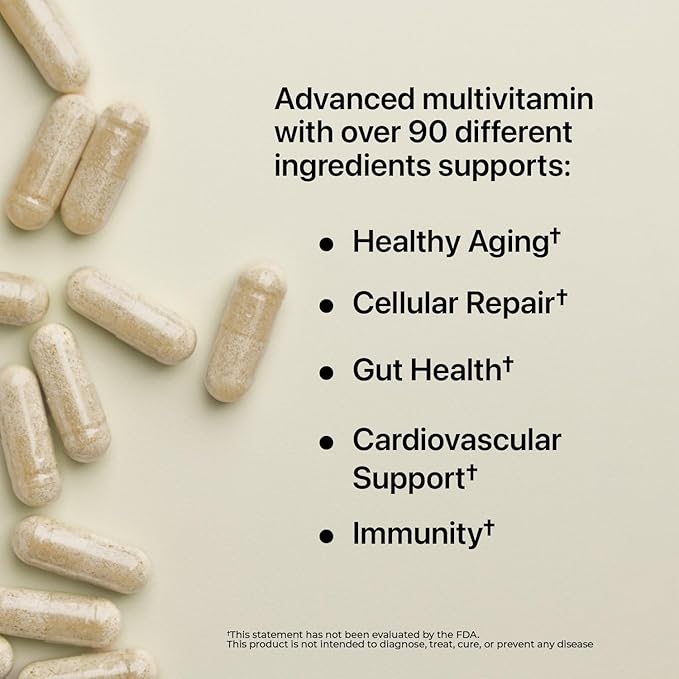 Nature's Lab Six Daily Advanced Multivitamin - Over 90 Nutrients, Minerals, Antioxidants, Herbs & Whole Foods - 180 Capsules (30 Day Supply)