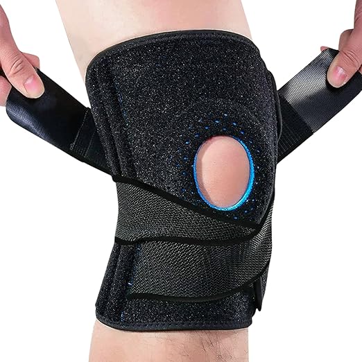 Luwint Kids Youth Neoprene Knee Brace, Open Patella Stabilizer with Adjustable Straps Knee Pads Support for Arthritis, AC...