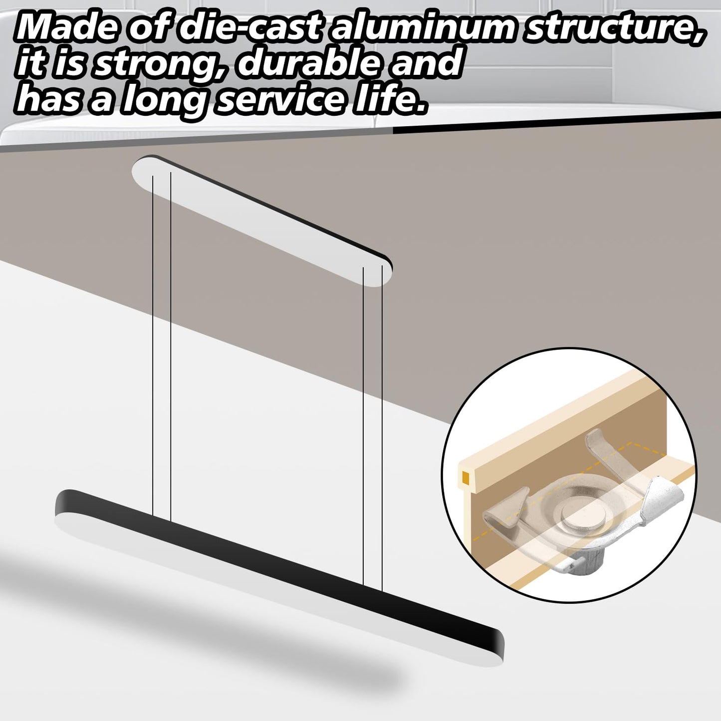 Shimeyao 10 Pcs T Bar Ceiling Clips Track Lighting Attachment 120V T Bar Grid Drop Ceiling Clip To Mount Track To Drop Grid For Systems In Chrome (Silver)