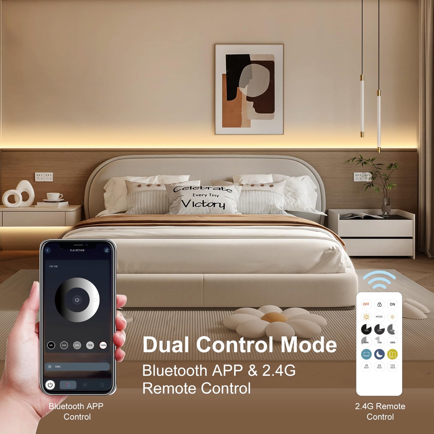 Auziwe Cob Led Strip Light 4000K  24Ft Dimmable Natural White Led Strip Light  Cri92+  Dc24V Tape Light With Rf Remote  Timer Function  Bluetooth App Control For Home Bedroom Kitchen Diy Lighting.