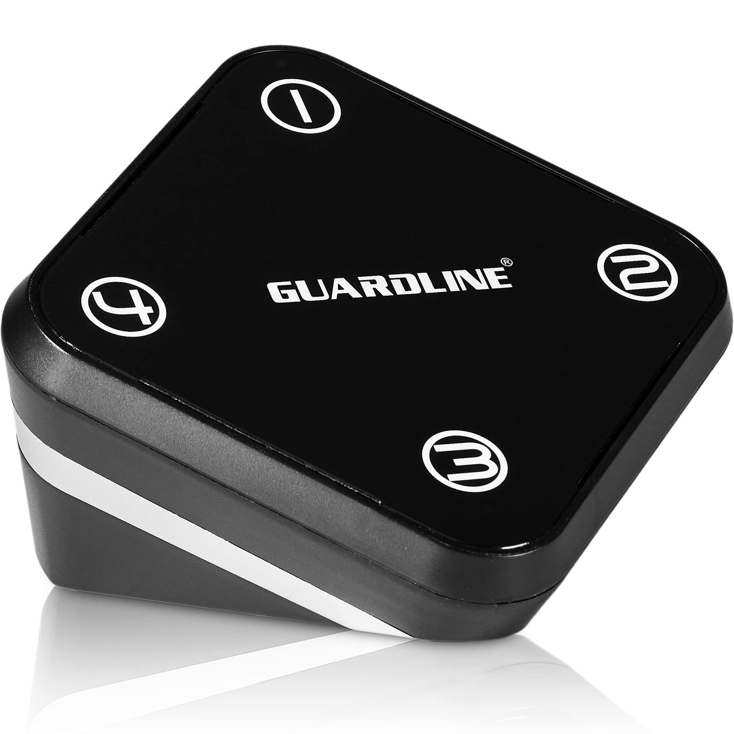 Guardline Wireless Driveway Alarm - 500ft Long Range, Outdoor Motion Sensor, Black, Model GL2200, Includes 1 Receiver
