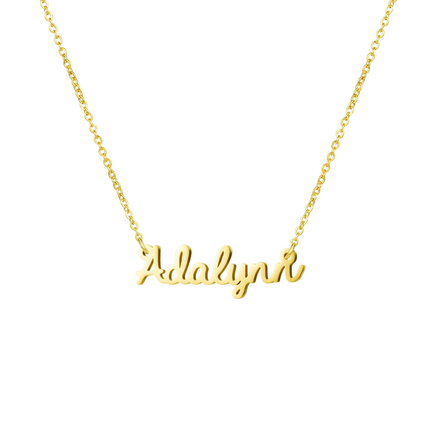 Awegift Name Necklace Big Initial Best Friend Jewelry Gift for Her Adalynn