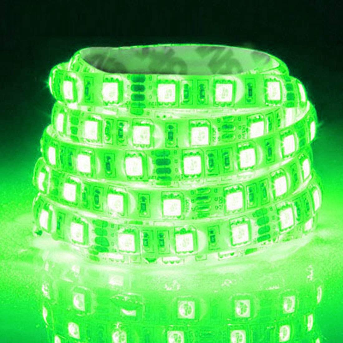 Seaponer Marine LED Light Strip, Green 12V, 5m (16.4ft) for Boat Deck Accent, Courtesy, Interior Lighting