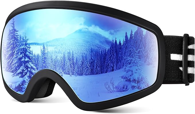 LOEO Kids Ski Goggle, Snow Ski Goggles for Kids Youth Teens Boys and Girls from 5-14