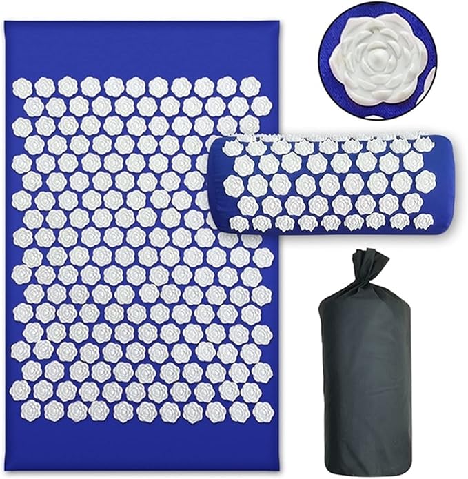 SHUOCONG Upgrade Long Nonslip Acupressure Cushion Sensi Massage Mat Kuznetsov's applicator Relieve Back Pain Foot Massager...