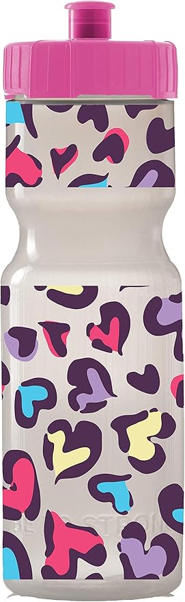 50 Strong Kids Water Bottle | 22 oz. BPA- Free Sports Squeeze Water Bottles with Pull Top Cap |Perfect Water Bottle for School | Reusable & Durable for Boys & Girls | Made in USA