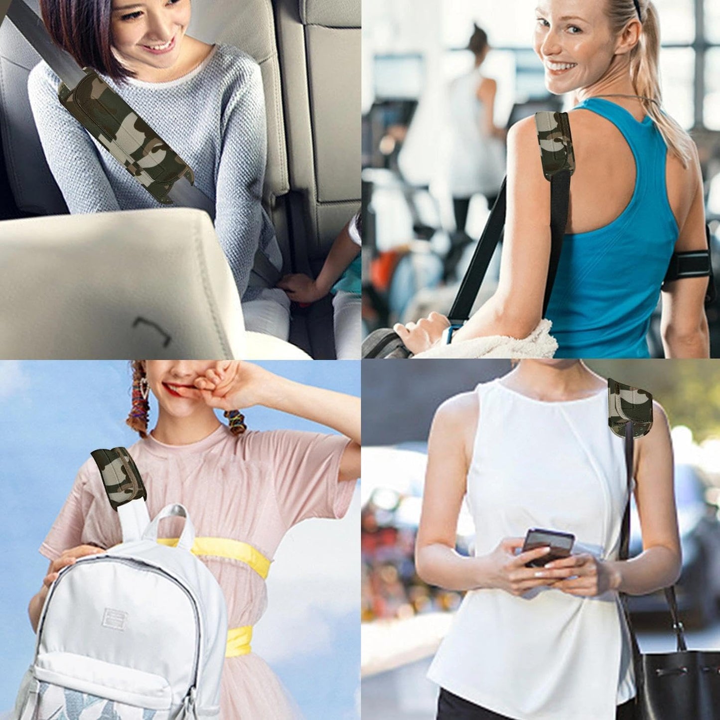 ZINZ Ultra Thick & Breathable Universal Shoulder Pad Cushion for Bag - Long & Comfort