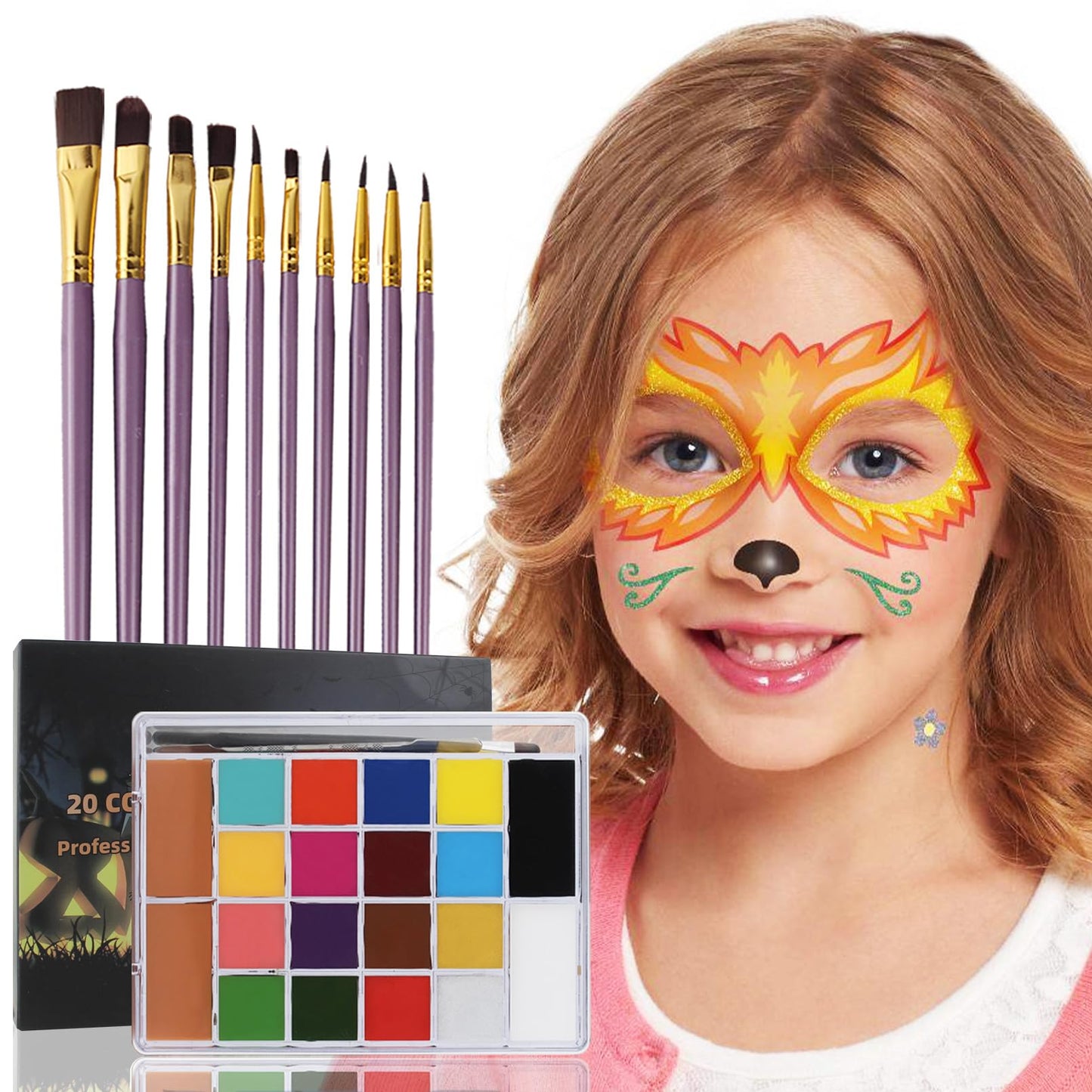 SOVONCARE Oil Based Face Painting Kit Professional for Kids