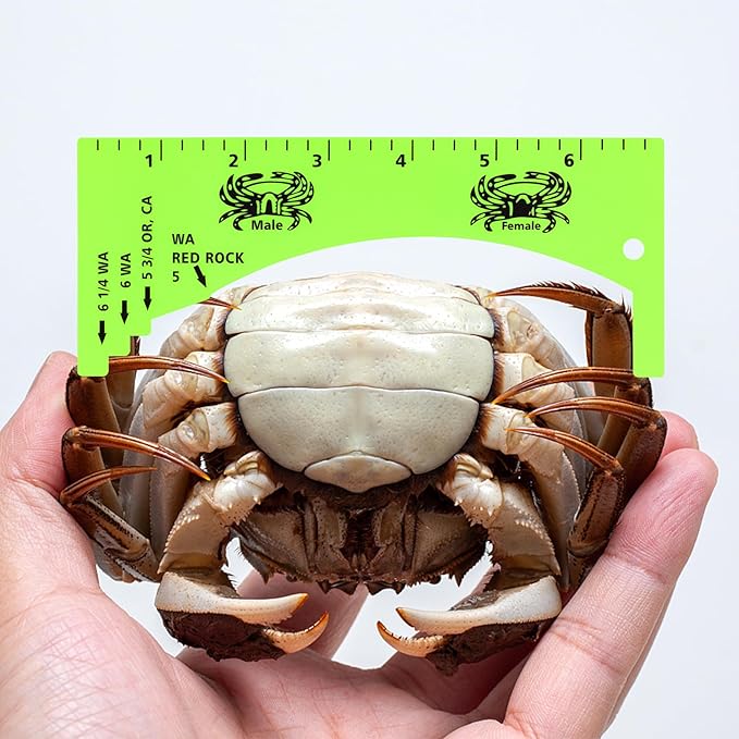Lakei Crab Gauge, Measure for Dungeness, Blue Crab, Rock Crab, Lobste