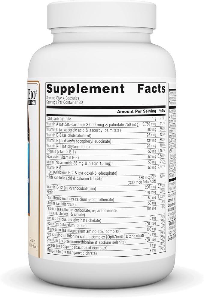 Source Naturals Life Force Multiple Daily Multivitamin High Potency Essential Vitamins, Minerals, Antioxidants & Nutrients - Energy & Immune Boost - 120 Capsules