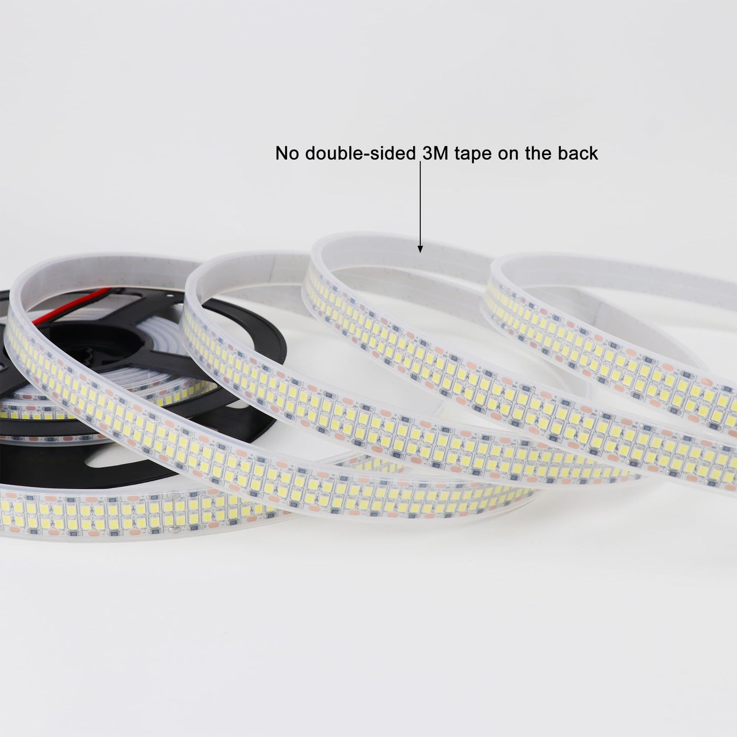 Ledenet Led Strip Lights Cold White 6500K 16.4Ft/5M Double Row 2835 Smd 2400Leds Dc 24V Daylight Bright Dimmable Flexible Led Tape Light Waterproof Ip67 Outdoor Lighting(No Adapter And Dimmer)