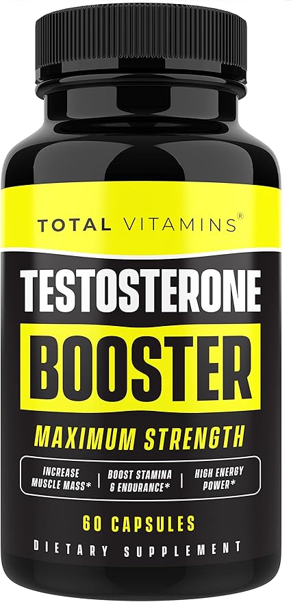Testosterone Booster - Testosterone Supplement for Men - Male Enhancing Supplements - Testosterone Booster for Men Alpha Pills for Test Boost Max Muscle Growth, Libido, Energy, and Stamina Pills