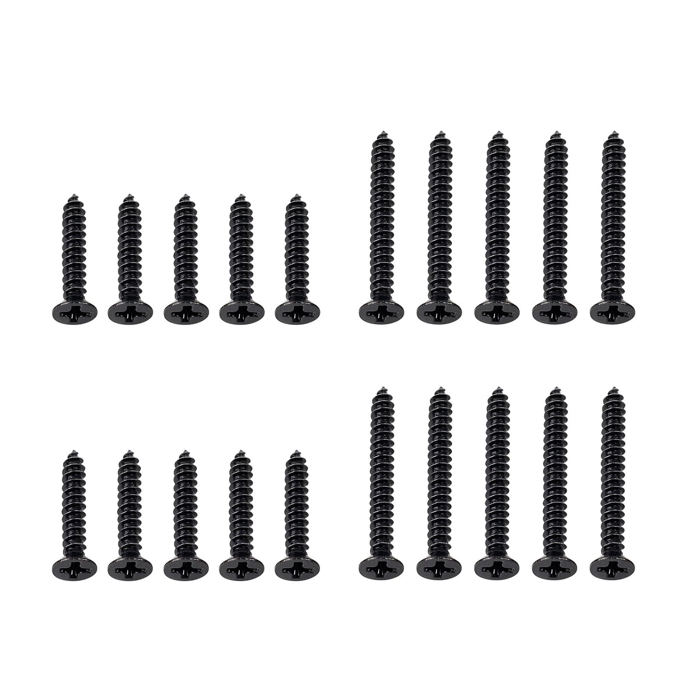 Banworks Imperial Guitar Humbucker Pickup Frame Mounting Screws Set Flat Head Countersunk Pickup Ring Mounting Screws Kit For Gi