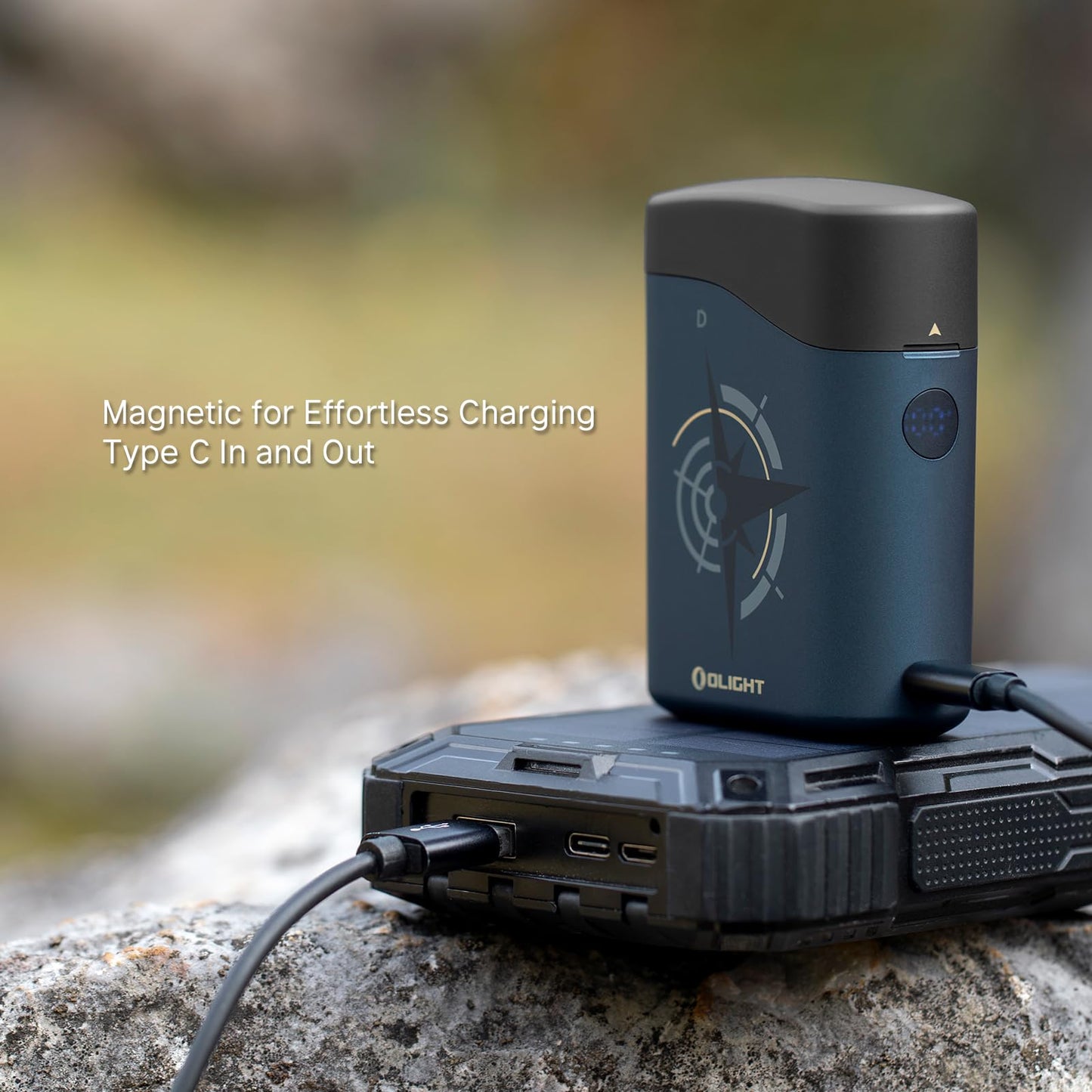 OLIGHT Baton4 enhanced EDC Flashlight 1300 Lumens Type-C Charging Box Aluminum Guidance Model BATON4KIT-FA#300000
