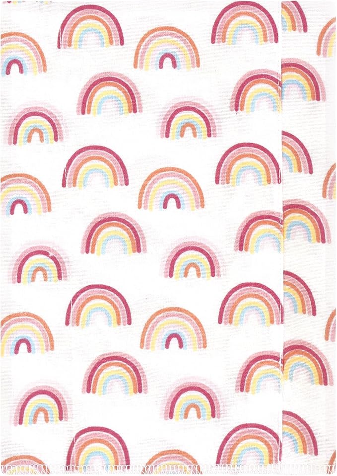 Luvable Friends Hudson Baby Flannel Burp Cloths 4pk, Sunny Sky