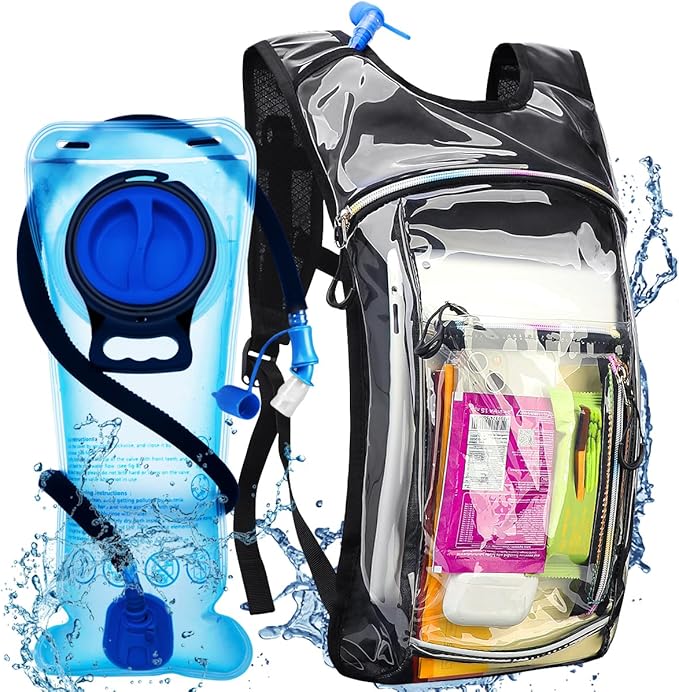 Cofurni Hydration Backpack with 2L Water Bladder, Raves Water Backpack, Lightweight Insulation Hydration Pack for Men and ...