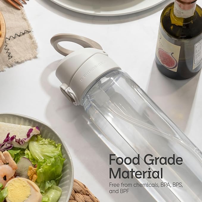 RHINOSHIELD AquaStand Magnetic Bottle 23 oz | Stainless Steel Insulated Sport Bottle w/MagSafe Handle, Adjustable Tripod, Rounded Spout & Leak-Proof - Purdue University - Purdue University Black