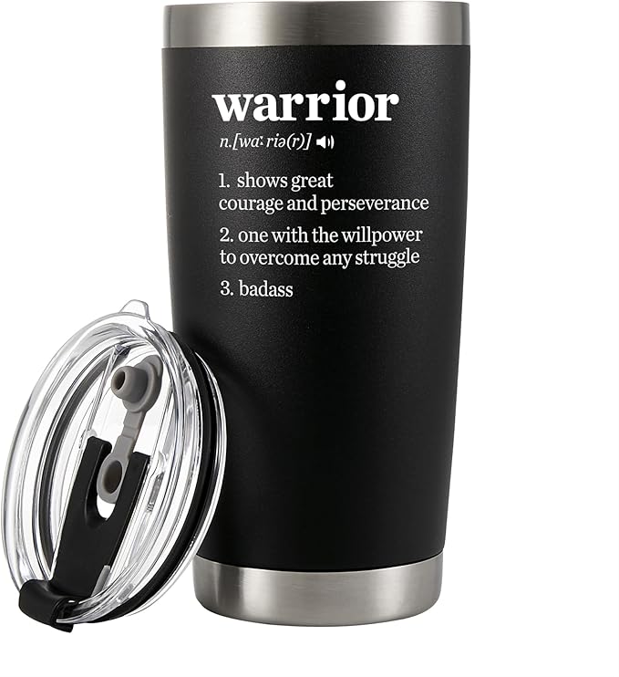 Warrior Definition Cancer Survivor Gifts Breast Cervical Cancer Patient Recovery Get Well Soon Inspirational Gifts for Wom...