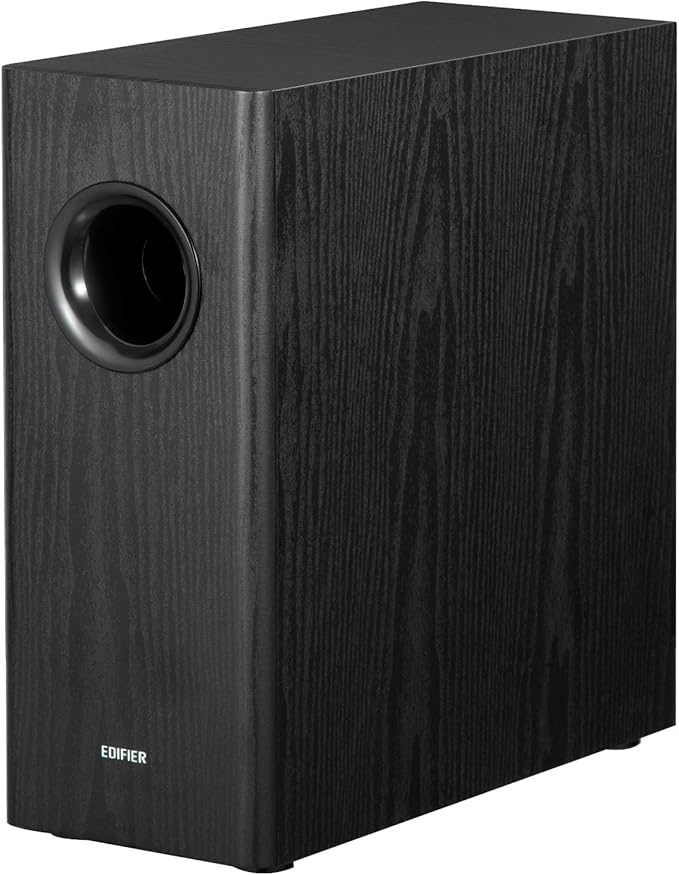 Edifier T5s Powered Active Subwoofer with 70W RMS, 8" Long-Throw Woofer, Deep Bass (35Hz) Speaker, Built-in Amp, Low Disto...