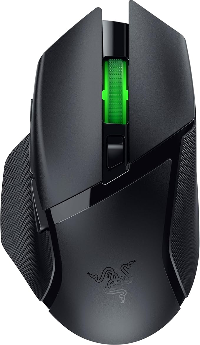 Razer Basilisk V3 X HyperSpeed Customizable Wireless Gaming Mouse: Mechanical Switches Gen-2-5G Advanced 18K Optical Senso...