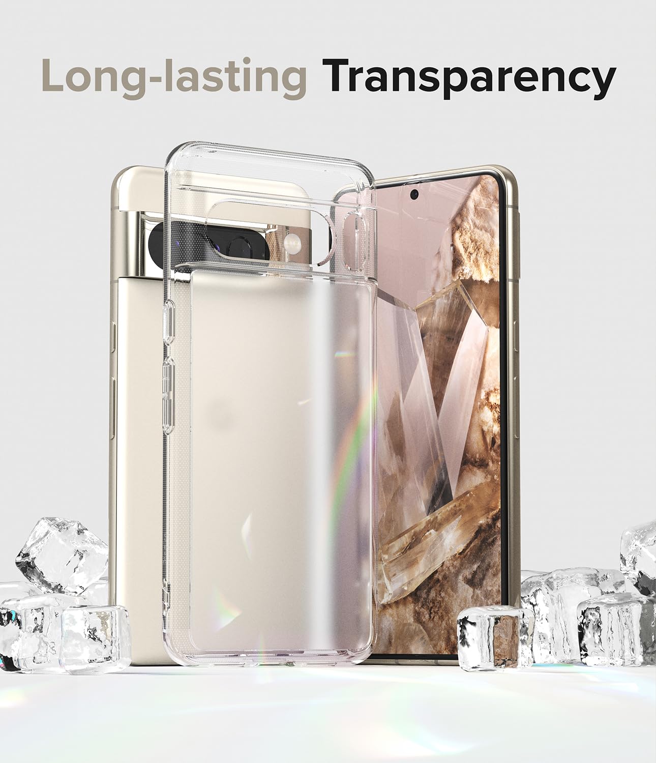 Ringke Fusion [Oil & Dirt Resistant] Compatible With Google Pixel 8 Pro Case, Uv Coating For Scratch & Discoloration Resistant -