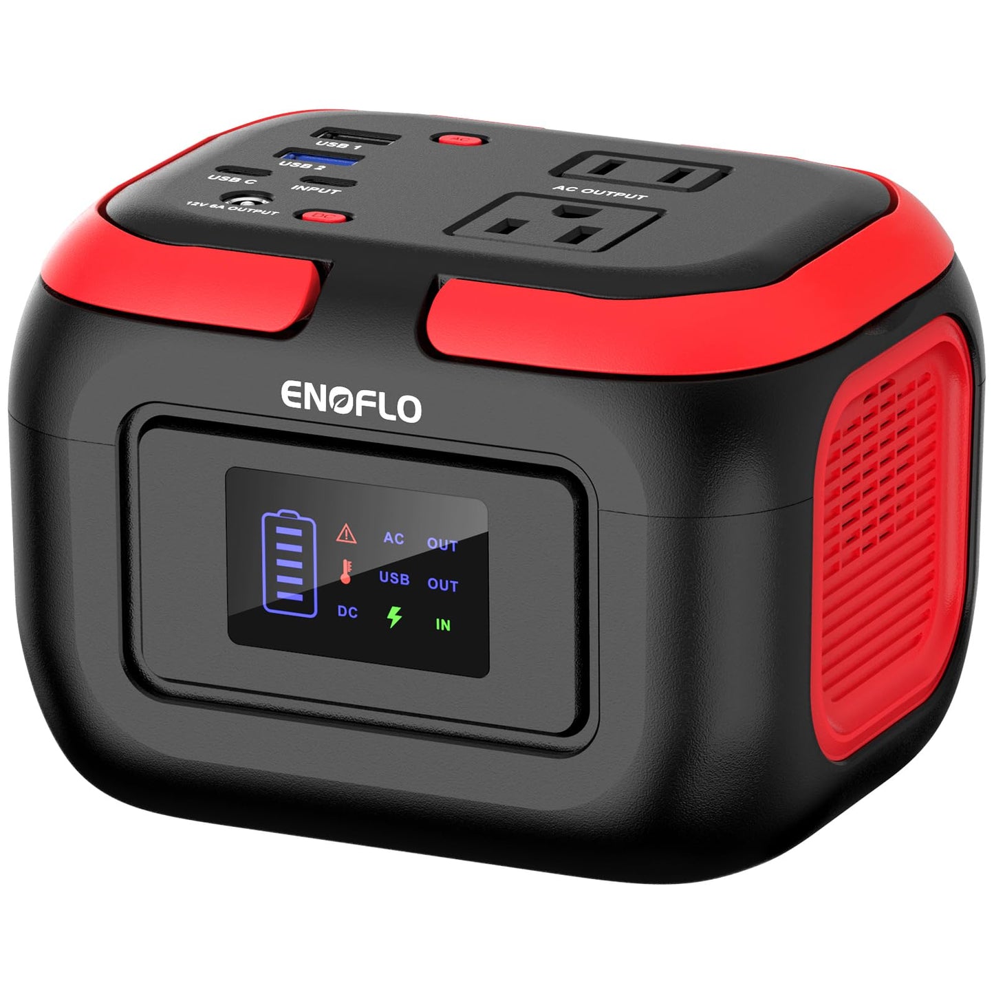 Portable Power Station, 97Wh Solar Generator, Lithium Battery Power With 110V Ac 120W Peak Socket/Dc/Usb Qc3.0/Led Light For Out
