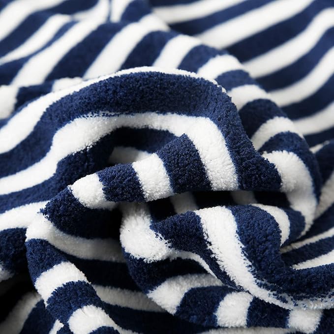Changing Pad Cover 2 Pack, Comfort Fleece Changing Table Cover Boys Girls, Ultra Soft Breathable 32"/34''x16 Changing Pad Sheets - Blue Stars & Grey Stripe