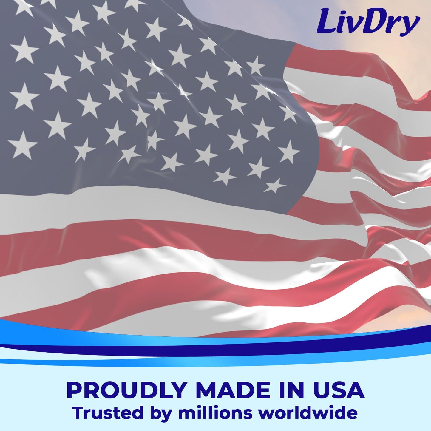 LivDry Adult XL Incontinence Underwear, Overnight Comfort Absorbency, Leak Protection, X-Large, 48-Pack