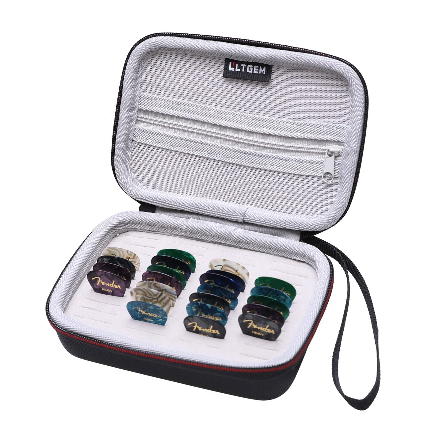 Ltgem Guitar Pick Holder Case Compatible With Fender/Chromacast/Daddario/Jim Dunlop/Unlp Musical Instrument Guitar Accessories,