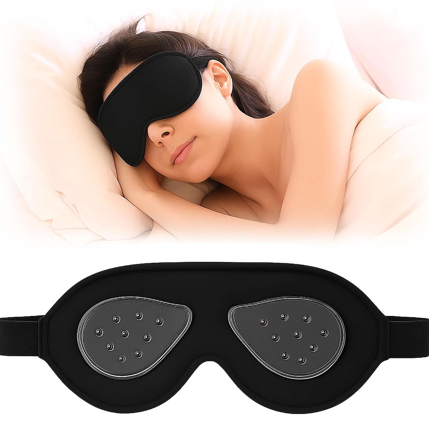 Sleep Mask for Cataract & LASIK Recovery – 3D Contoured Eye Protection for Comfortable Sleep