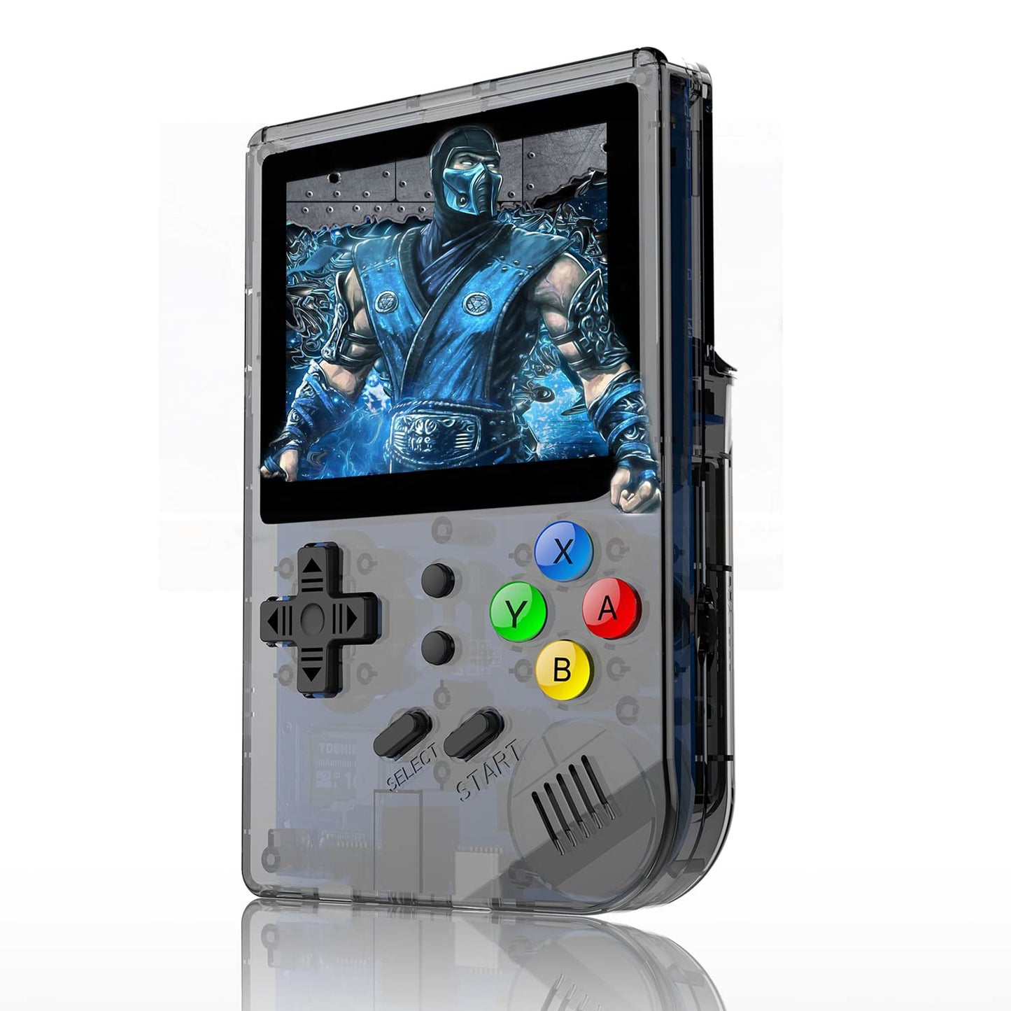 RG300 Handheld Game Console, Retro Game Console with 64G TF Card Built in 5000 Classic Games, Portable Game Console 3 inch Full View IPS Screen