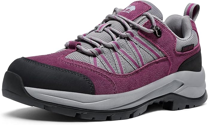 CAMEL CROWN Women's Hiking Shoes Lightweight Non-Slip Breathable Outdoor Trail Trekking Sneaker Walking Low Height