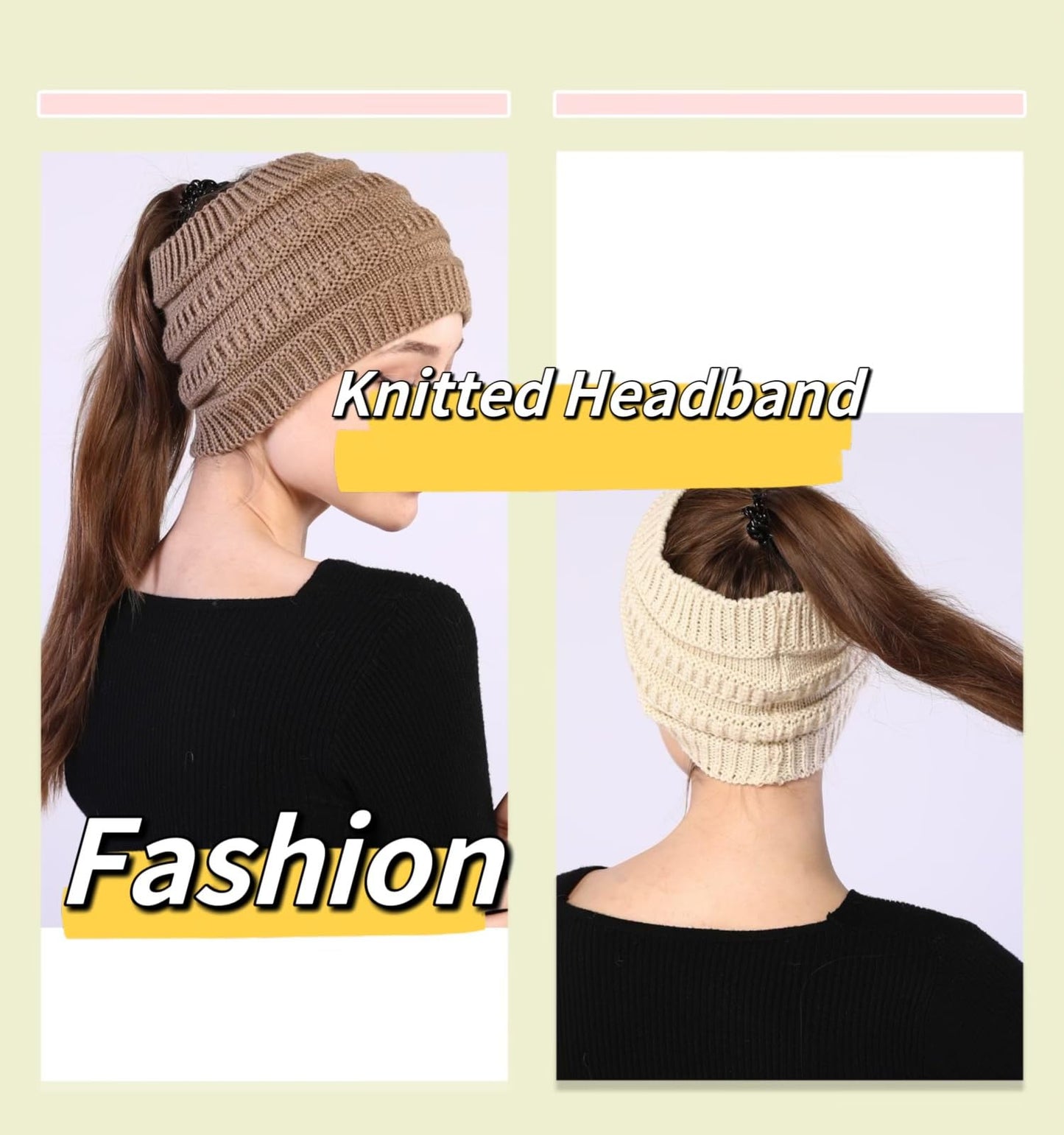 Lupidyyxun Therian Stuff Gear Grunge Clothes, Therian Fingerless Gloves,Knitted Headband Hat,Y2K Fairy Grunge Bracelet (Brown)