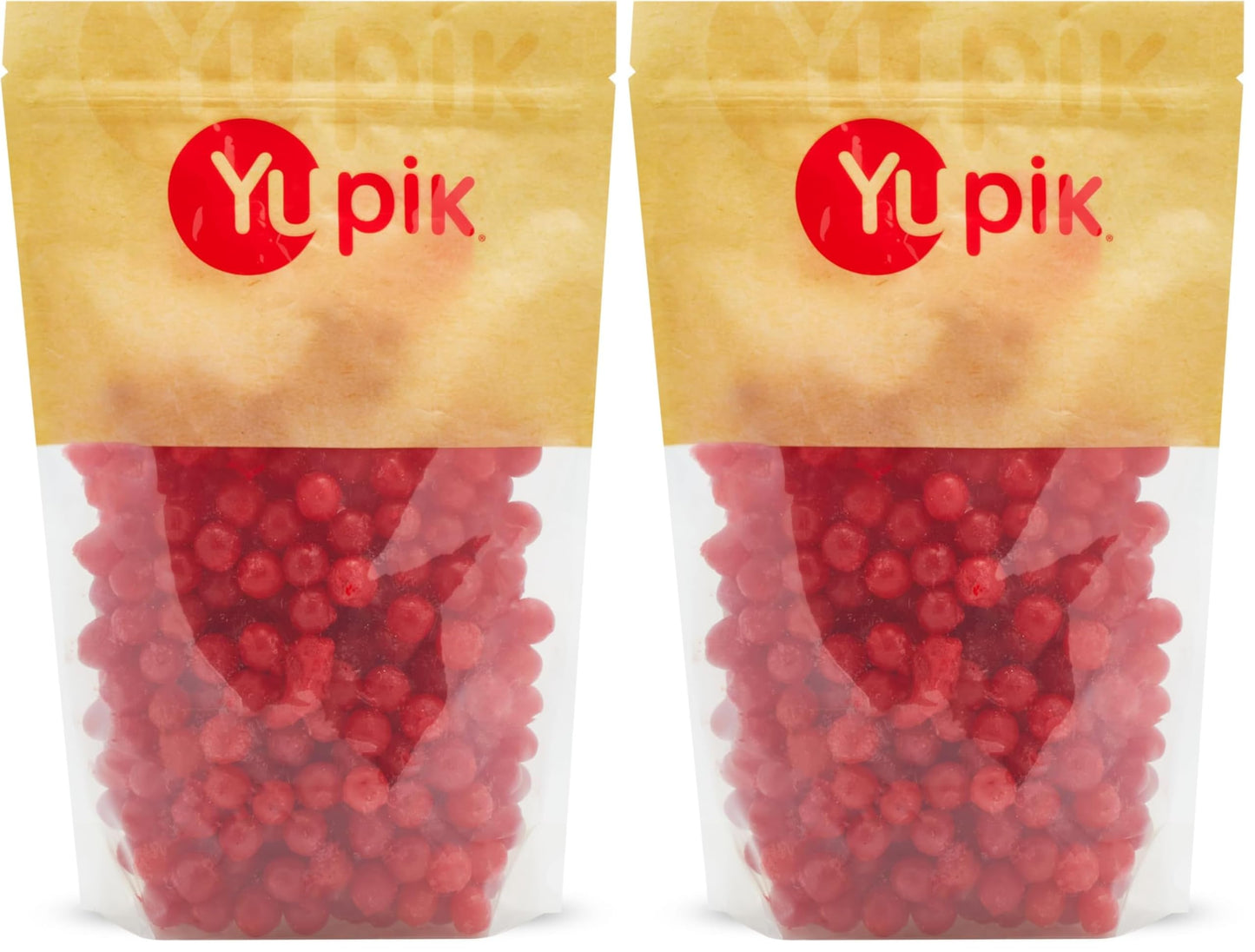Yupik Cherry Sours Candy, 2.2 lb, Gummy Candy (Pack of 2)