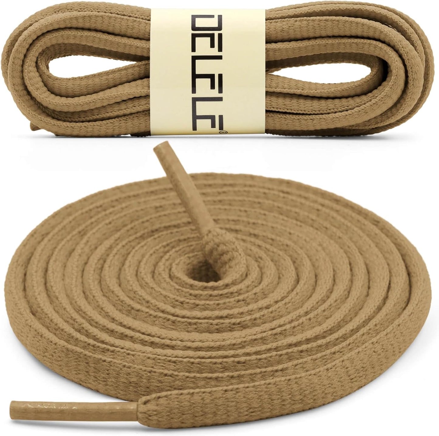 DELELE 2Pair Oval Shoes laces 42 Colors Half Round 1/4" Athletic ShoeLaces for Sport/Running Shoes Shoe Strings