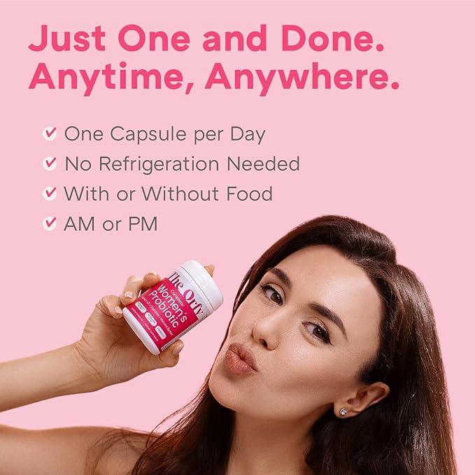 Complete Probiotics for Women - Vaginal, UT, Digestive & Immune Health - 60 Billion CFU, 16 Probiotic Strains, Prebiotics and Probiotics with Holy Basil - Once Daily, 30 Count (2-Pack)
