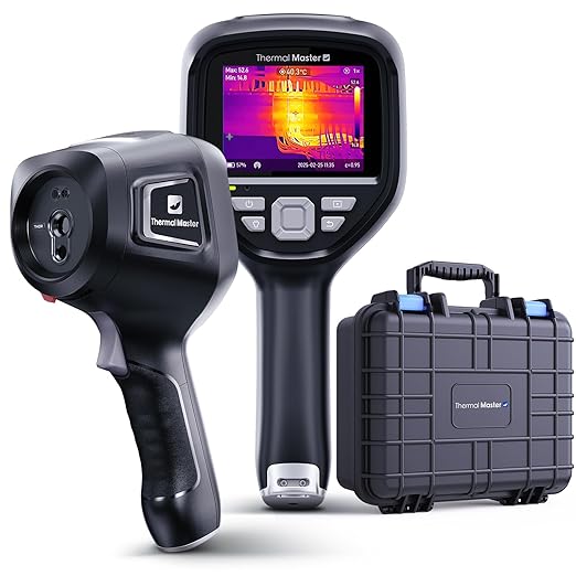 Thermal Master Handheld Thermal Camera, 512×384 X³IR Resolution, Thermal Imaging Camera with 2MP Visual Camera, 640×480 3....