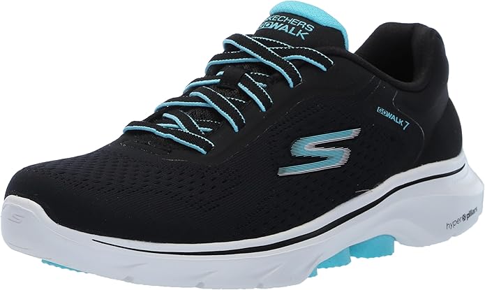 Skechers Women's Go Walk 7 Cosmic Waves Athletic Walking Sneakers