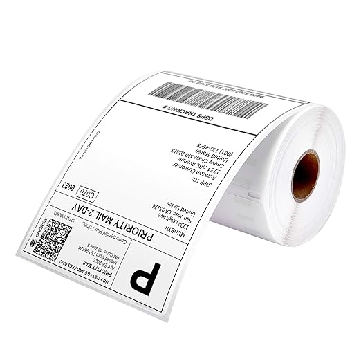 MUNBYN 4"x6" Direct Thermal Printer Label, Shipping Labels Compatible with Rollo, Jadens, Nelko, DYMO 4XL 1744907,1755120,...