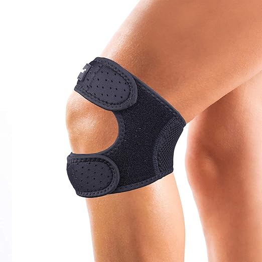 THX4COPPER Compression Dual Adjustable Patella Knee Brace for Pain Relief, Knee Strap Support for Running, Jumper, Gym Exe...