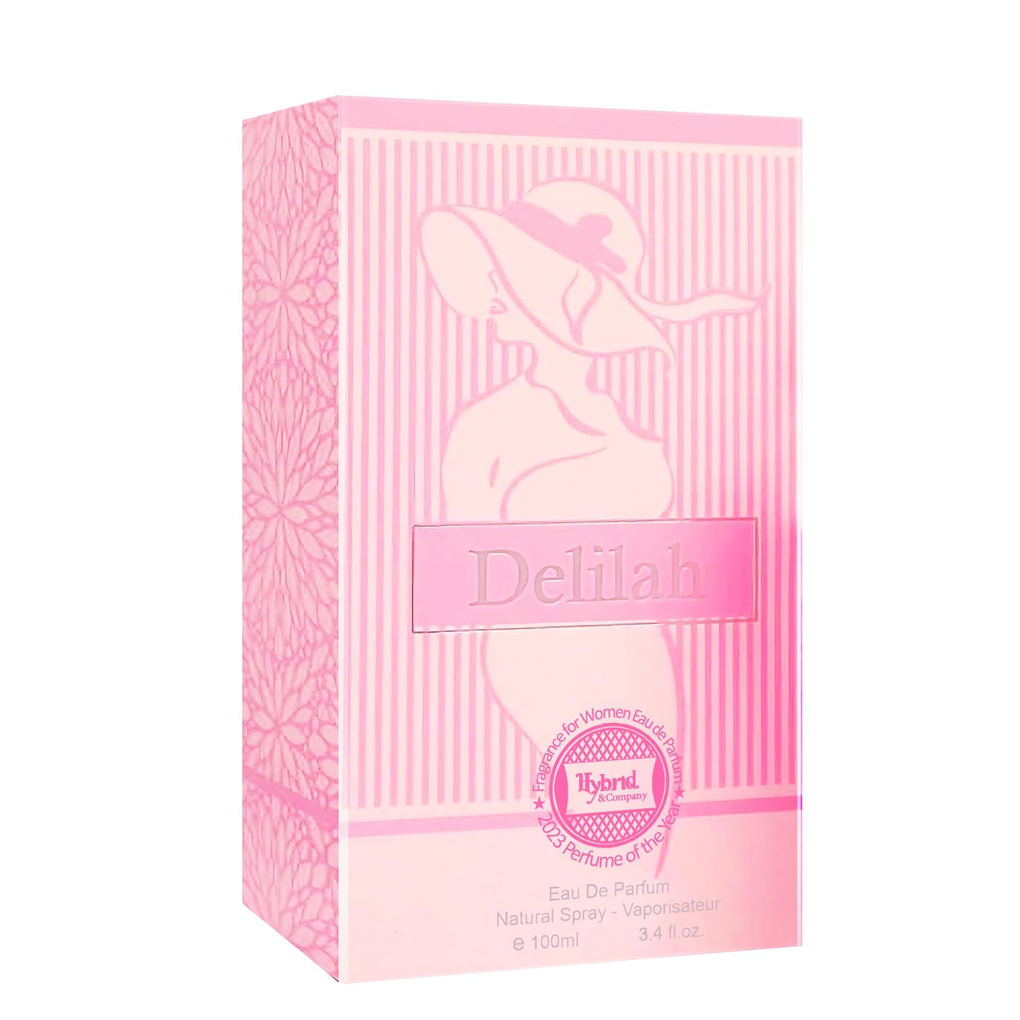 Hybrid & Company Delilah Compelling Captivating Fragrance For Women Floral Scent Womens Perfume, 3.4 Fl Oz