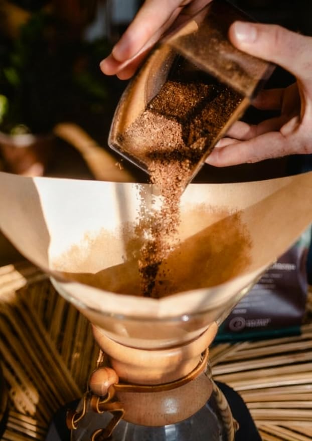 AGOGO Pour Over Coffee Maker Set Glass Coffee Maker with 50pcs Filter Paper -for Home, Office, Camping, Cafes - Easy Clean Coffee Dripper Set (Rag&Brush Included)(10 Cup/34oz)