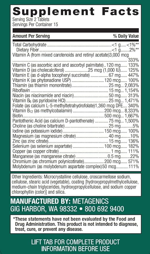 Metagenics PhytoMulti Multivitamin 30 T