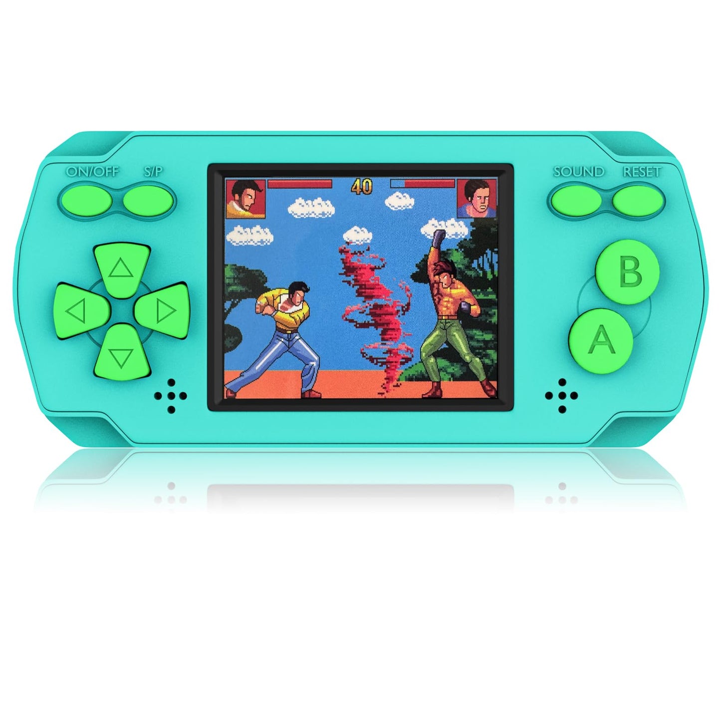 Handheld Game for Kids, Portable Gaming Player with Built in 218 Classic Retro Video Games, Mini Arcade Electronic Toy for Birthday Gift, Needs 3PCS AAA Batteries
