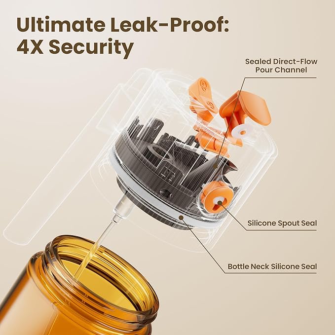 Upgrade 2 in 1 Oil Sprayer for Cooking, Olive Oil Dispenser Bottle for Kitchen Gadgets with Stickers, 17oz/500ml Food Grade Light-Blocking Glass Spray Bottle for Salad, Air Fryer, BBQ